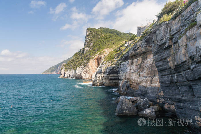 从伯明翰意大利利古里亚地区的海岸线