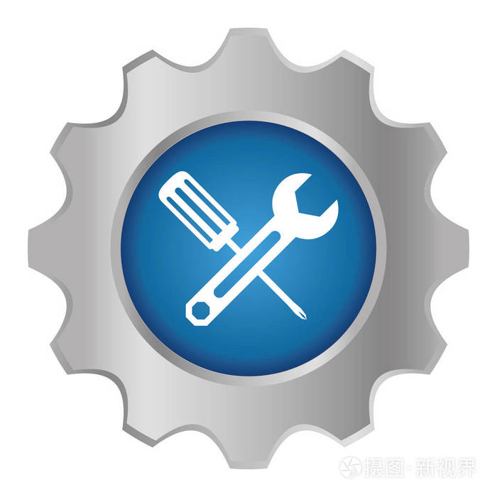 技术维修服务标志图标