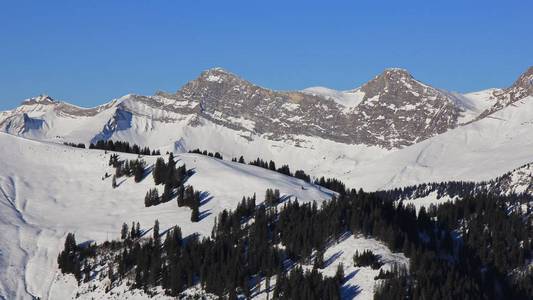 装入 Vanil 黑色和 Rellerli 滑雪场从其他峰