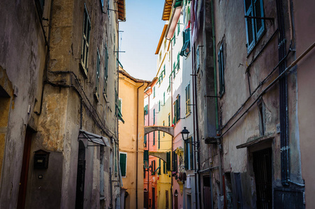 意大利城市美丽的古街道