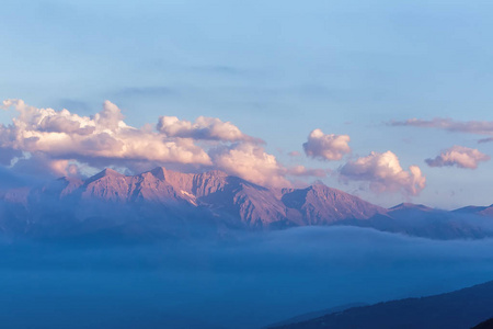 在希腊奥林匹斯山