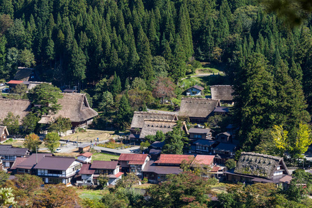 传统的村庄白川乡