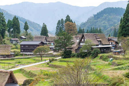 传统日本村白川乡