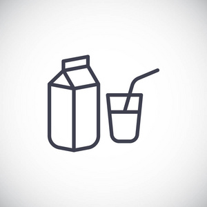 牛奶简单图标
