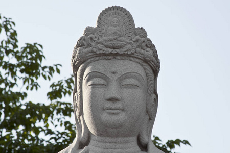 亚洲寺石佛像