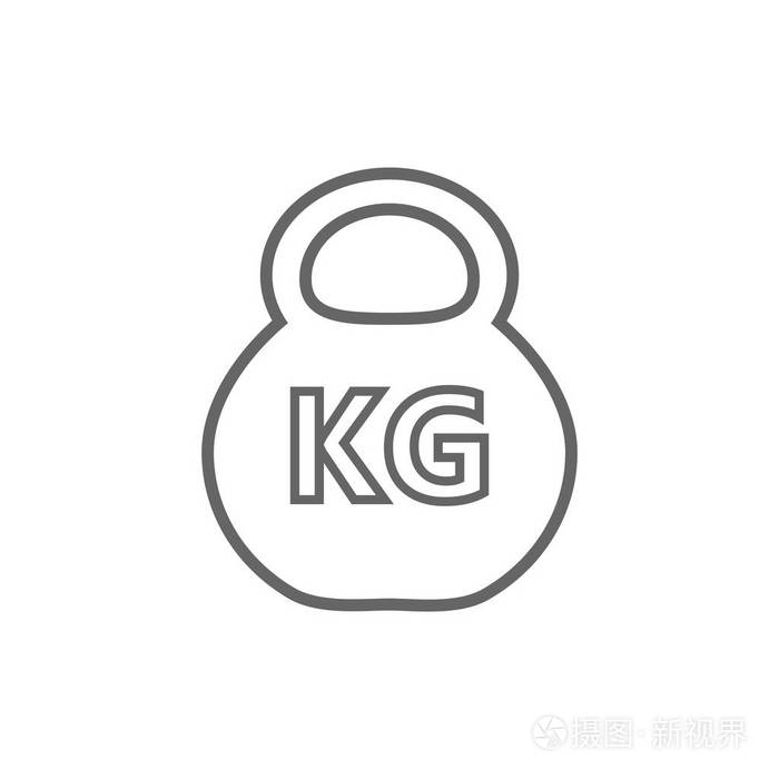 重量公斤图标插画-正版商用图片0x5qz2-摄图新视界