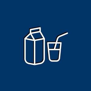 牛奶简单图标