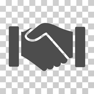 习得握手矢量图标照片