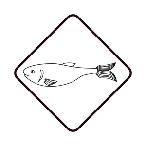 海水鱼标志图标