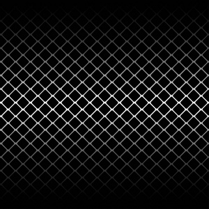 金属圆角正方形网格上黑色背景矢量