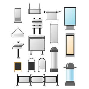 广告广告牌矢量集