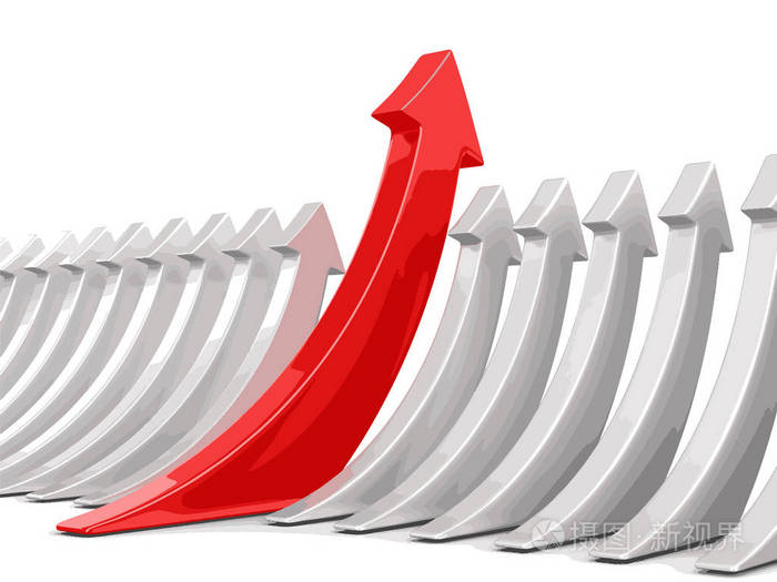 向上的箭头图像的剪切路径