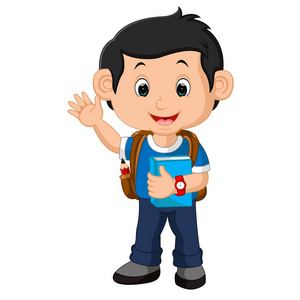 小学生行走图片