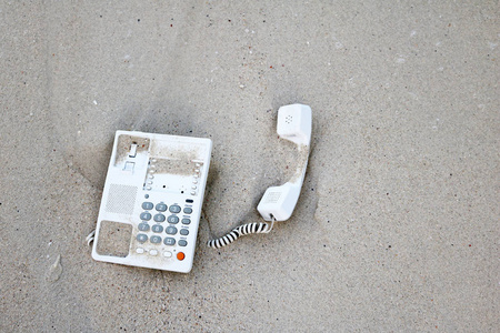 电话, 海滩上的桌面电话