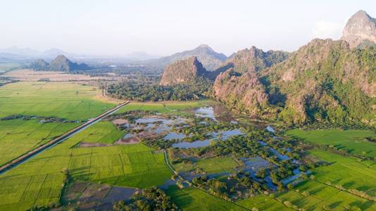 在缅甸山风景