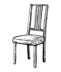 孤立在白色背景上的素描.矢量图照片