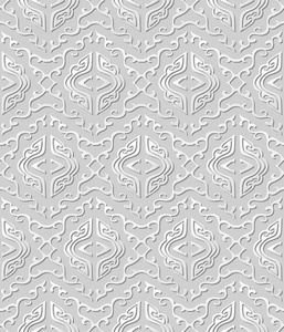 3d 纸艺术模式螺旋交叉万花筒几何