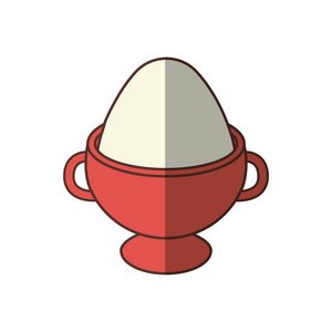 煮的鸡蛋早餐食品营养阴影图片