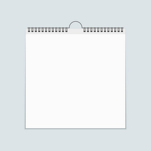 空白日历矢量照片