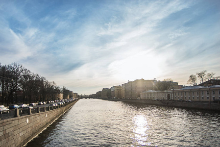 运河和河流的圣彼得斯堡