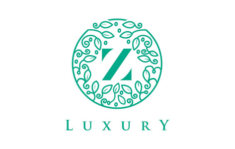 Z 字母 Logo Luxury.Beauty 化妆品标志