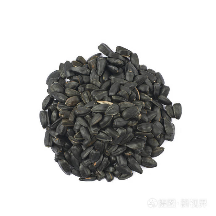 向日葵种子桩孤立