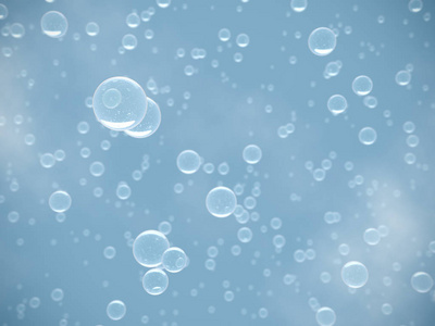 水气泡背景图片