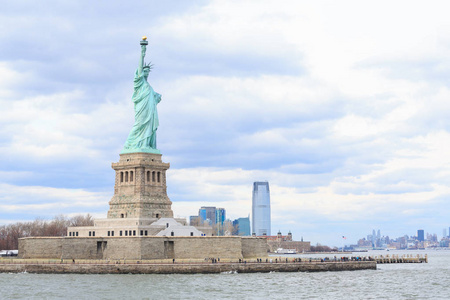自由女神像。纽约美国
