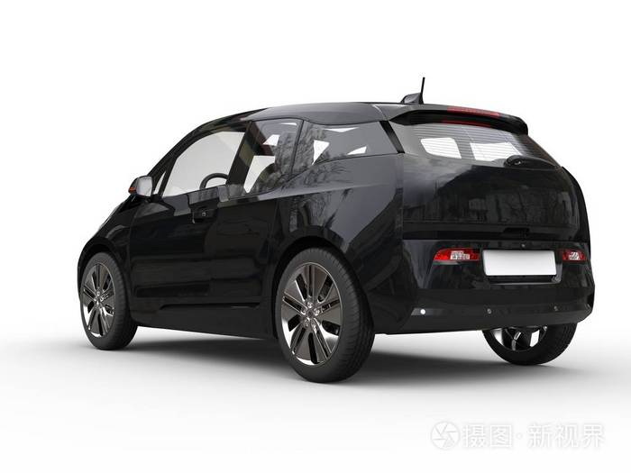 小型电动汽车-回 viewsmall 电动汽车-后视图