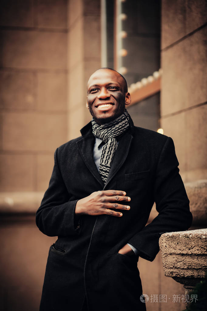 快乐的非洲裔美国人