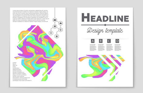 抽象矢量布局背景集。艺术模板设计 列表 头版 样机宣传册主题样式 横幅 想法 封面 小册子 打印 传单，书，空