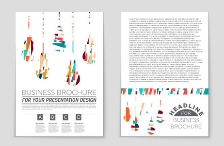 抽象矢量布局背景集。艺术模板设计 列表 头版 样机宣传册主题样式 横幅 想法 封面 小册子 打印 传单，书，空