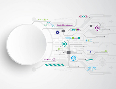 矢量抽象背景技术概念