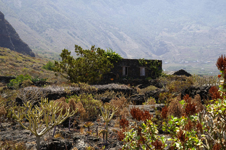 几内亚的老村庄, el hierro 岛, 金丝雀, 西班牙