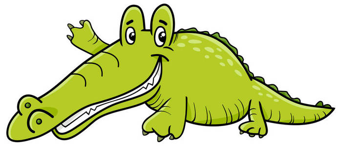 鳄鱼卡通人物图片