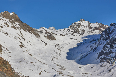 滑雪和滑雪板在阿尔卑斯山