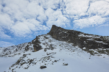 滑雪和滑雪板在阿尔卑斯山