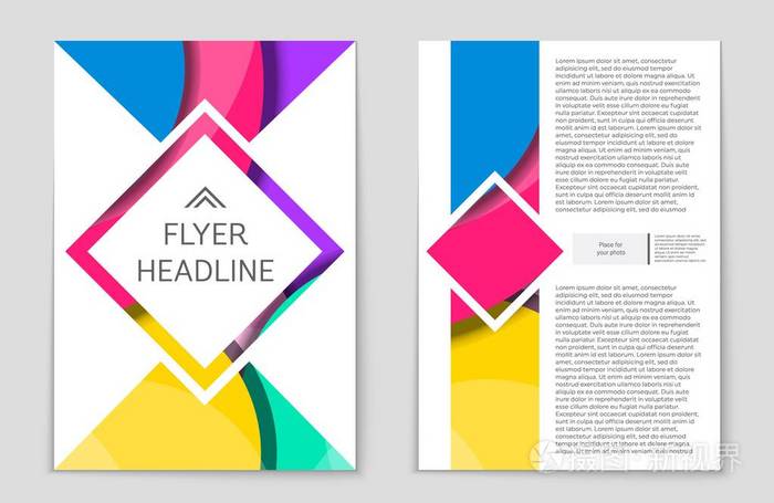 列表, 头版, 样机宣传册主题样式, 横幅, 想法, 封面, 小册子, 打印