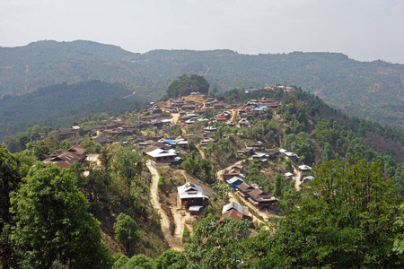 缅甸掸邦，山村