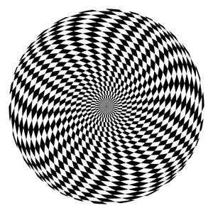 旋转运动的错觉圈子欧普艺术模式照片