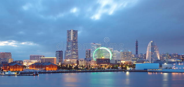 日本横滨米莱市下景。