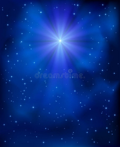 星空中的水母图片