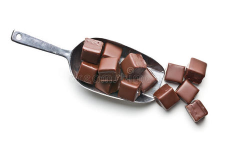 金属勺巧克力果酱