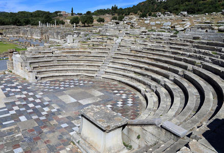 希腊梅西尼亚古城遗址