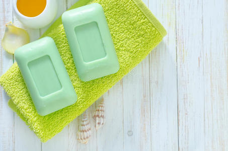 绿色肥皂