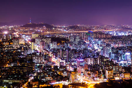 首尔城市景观