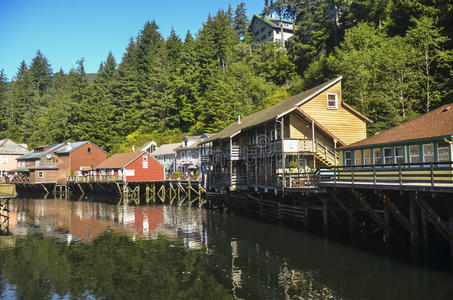 阿拉斯加克里克街ketchikan