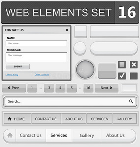 网页设计元素集