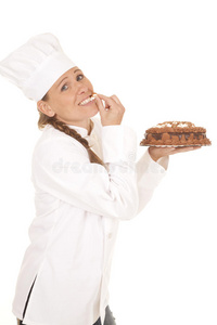 女面包师蛋糕口味图片