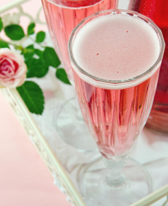 玫瑰粉红香槟